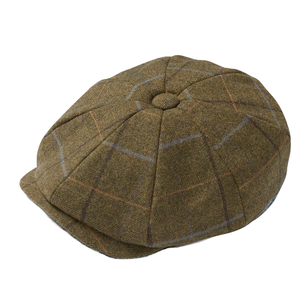 Combrook Damen-Tweed-Country-Cap in Hazel