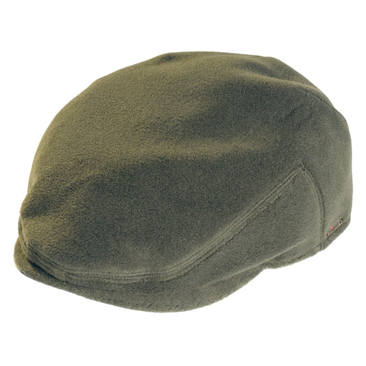 Fleece Kappe mit Ohrenklappen grün