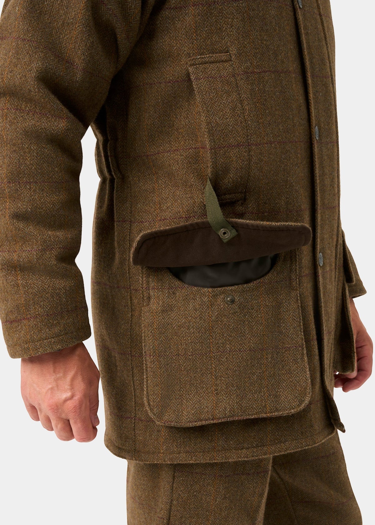 Herren Tweed Jagdjacke