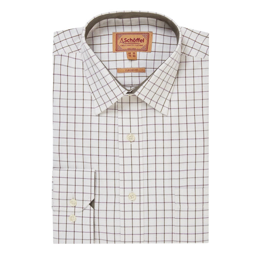 Tattersall Shirt in dark olive